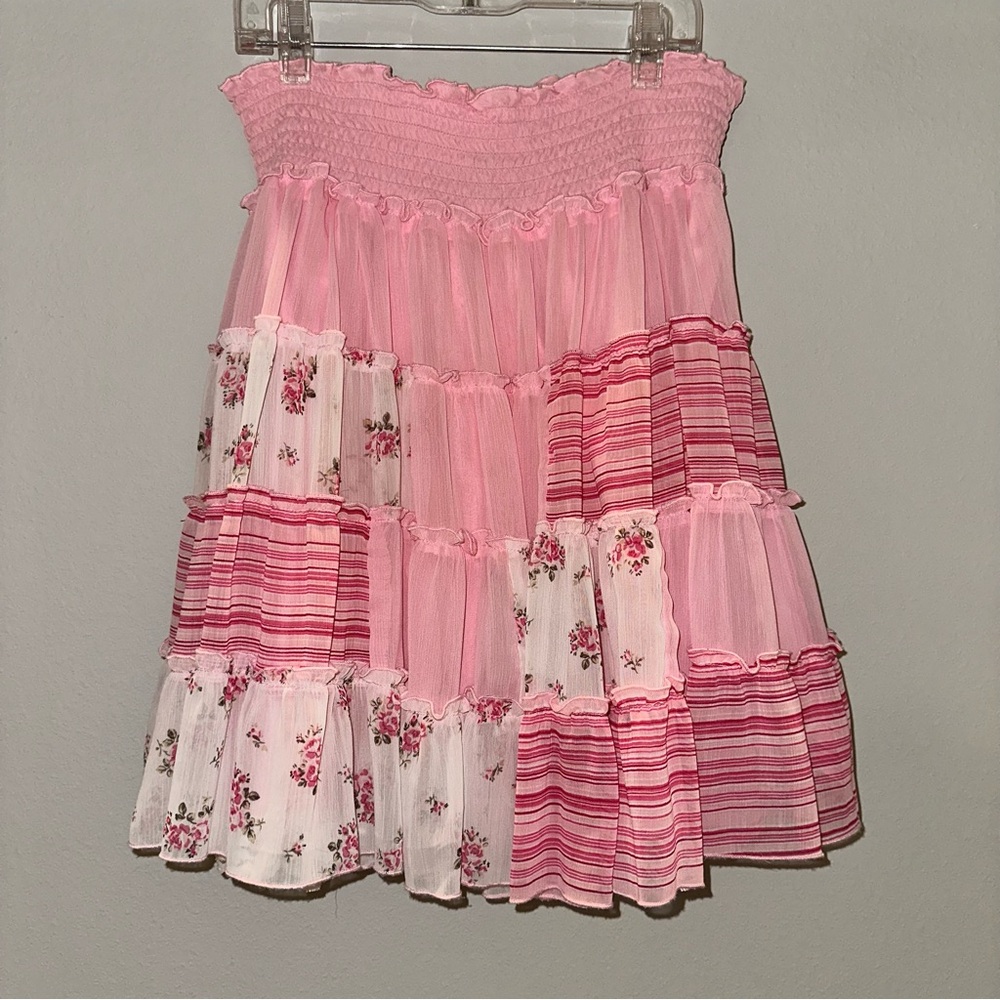 The Children’s Place skirt size 10 for a girl polyester fully lined with cotton